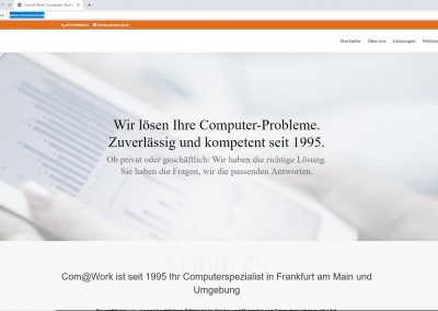 Com@Work - Ihr Computerspezialist in Frankfurt am Main