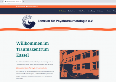 Website-Screenshot: Zentrum für Psychotraumatologie e.V., Traumazentrum Kassel