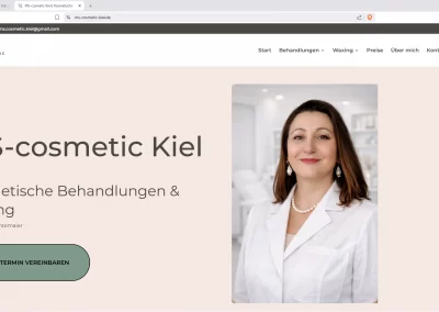 Startseite MS cosmetic Kiel, Website für Kosmetische Behandlungen & Waxing